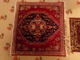 2 CONTEMPORARY ORIENTAL RUG BOTH MINIATURE SIZE