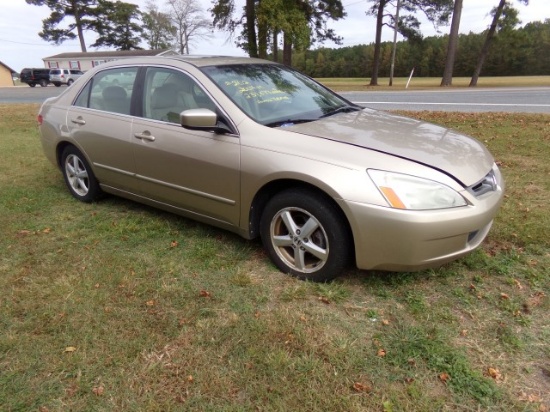 #202 2004 HONDA ACCORD EX 237879 MILES AUTO TRANS SUNROOF HEATED SEATS LEAT