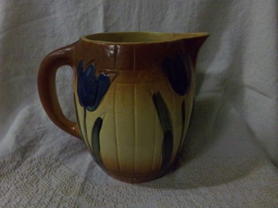 ROSEVILLE TULIP STONEWARE PITCHER