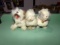 THREE WIND UP DOG TOYS MADE IN OCCUPIED JAPAN