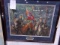 FRAMED UNDERGLASS CIVIL WAR PRINT BY MORT KUNSTLER TITLED MODEL PARTNERSHIP