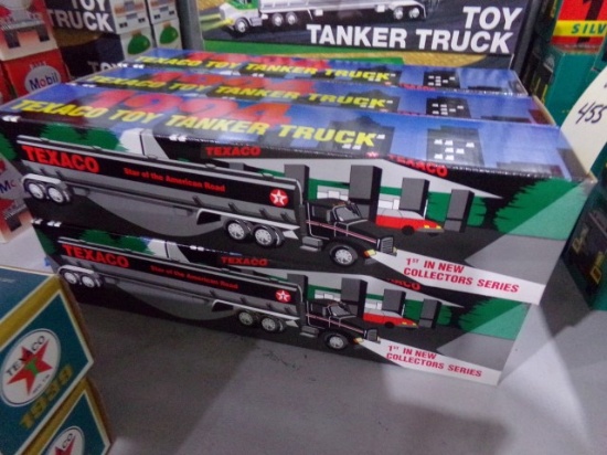 SIX NEW IN BOX 1994 TEXACO TOY TANKER TRUCKS 1ST IN COLLECTOR SERIES