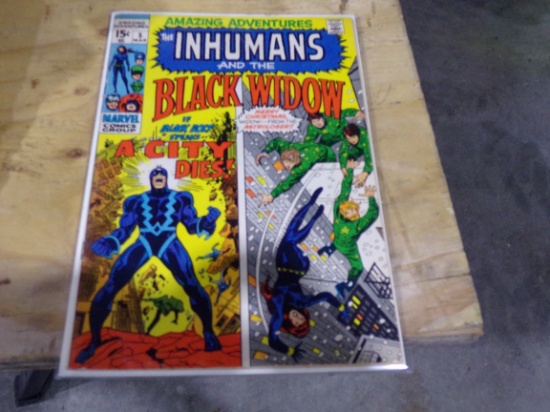 MARVEL COMIC AMAZING ADVENTURES THE INHUMANS AND THE BLACK WIDOW NO 5 MARCH