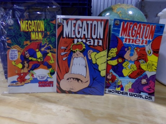LOT OF MEGATON COMICS (2) MEGATON NUMBER 1 MEGATON NUMBER 2 (2) MEGATON NUM
