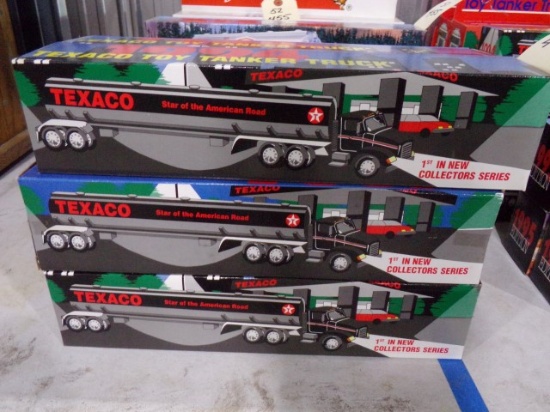 SIX NEW IN BOX 1994 TEXACO TOY TANKER TRUCKS 1ST IN COLLECTOR SERIES