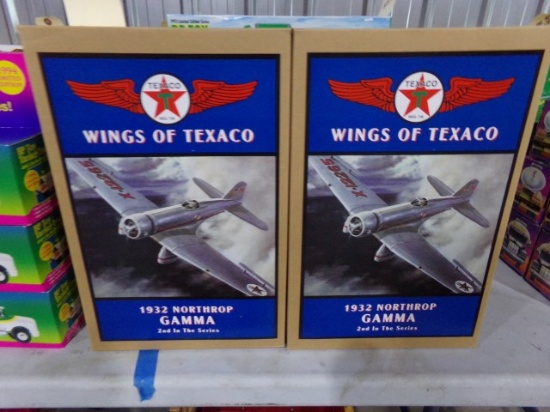 FOUR NEW IN BOX TEXACO WINGS OF TEXACO 1932 GAMMA NORTHROP 2ND IN SERIES PL