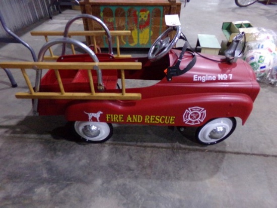 ENGINE N0 7 FIRE AND RESCUE PEDAL TRUCK
