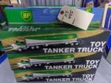 SIX NEW IN BOX BP TOY TANKER TRUCKS DUAL SOUND SWITCH HORN AND BACK UP REAL