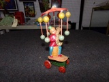 CELLULOID AND TIN WIND UP TOY MADE IN OCCUPIED JAPAN