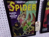 MASTER OF MEN SPIDER REPRODUCTION FRAMED POSTER APPROX 17 X 12