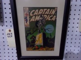 CAPTAIN AMERICA COMIC FRAMED UNDER GLASS ISSUE 113 MAY MARVEL COMICS BY JAM