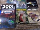 COLLECTION OF BOOKS HARDBOOK AND MAGAZINES ALIENS IN SPACE BY CALDWELL SPAC