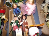 BOX LOT INCLUDING BEST CHOICE CAROLERS