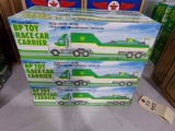 SIX NEW IN BOX 1993 LIMITED EDITION SERIES BP TOY RACE CAR CARRIER