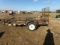 #2801 DIAMOND TRAILER 5 X 10 WITH RAMP GATE SINGLE AXLE NO TITLE