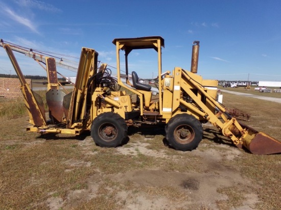 #5101 VERMEER M470 1928 HRS WITH LOADER 4 WD TREE SPADE ATTACHMENT DIESEL A
