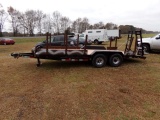 #301 2011 TRAILER 20' TANDEM AXLE 2' BEAVER TAIL AND 5' RAMPS