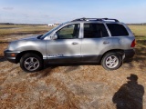 #6003 2001 HYUNDAI SANTE FE 4 WD 167450 MILES AUTO TRANS CRUISE