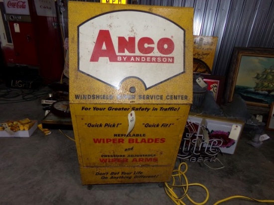 ANCO BY ANDERSON WINDSHIELD WIPER SERVICE CENTER ON WHEELS FOR BLADES AND A