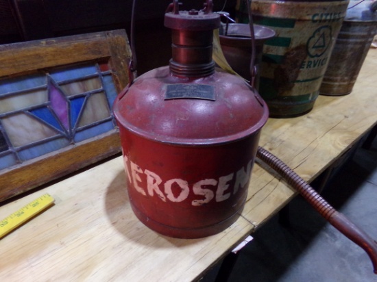 NEW YORK CITY FIRE DEPT KEROSENE CAN W C NUT INC