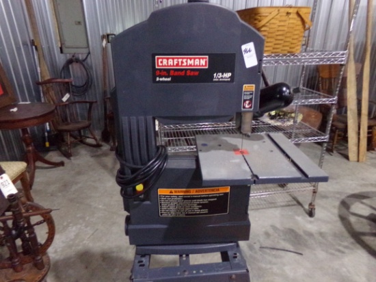 CRAFTSMAN 9 INCH BANDSAW 1/3 HP ON STAND