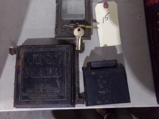 US MAIL SERVICE COLLECTIBLES INCLUDING CUTLER MAILING SYSTEM MAIL CHUTE AND