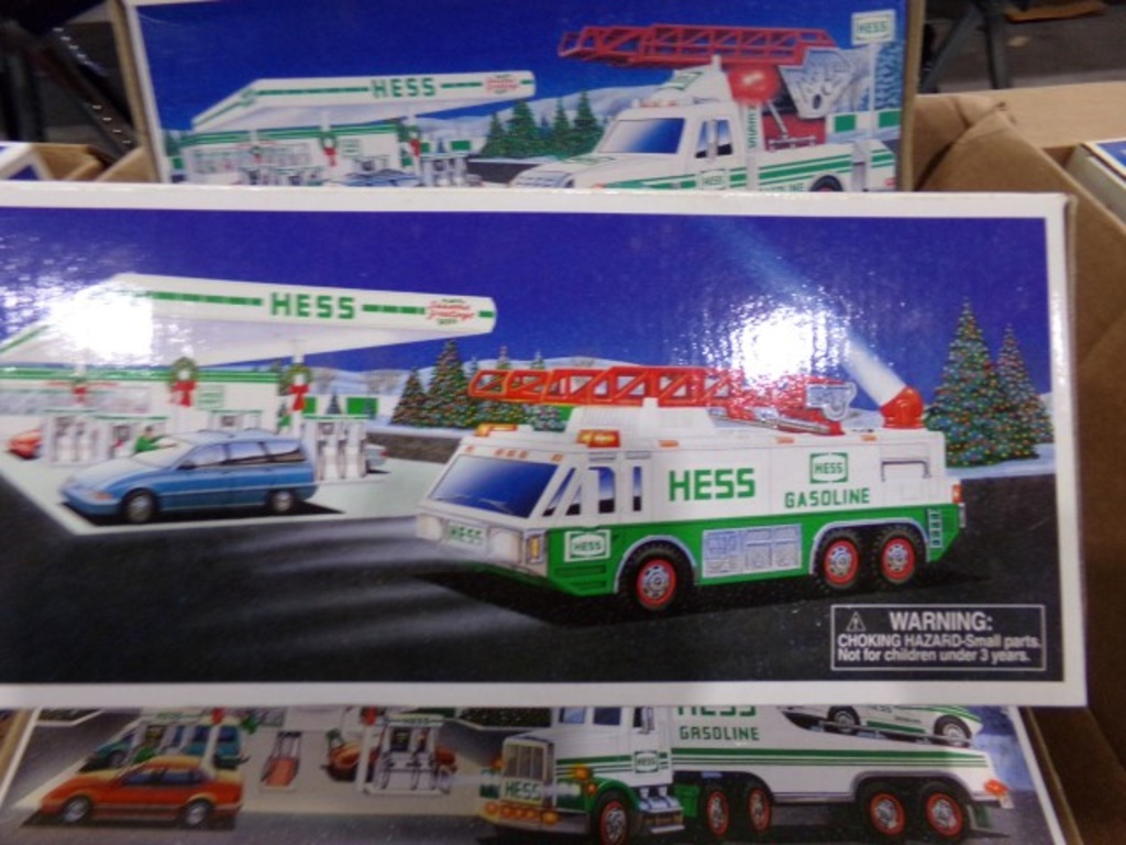 hess truck helicopter with motorcycle and cruiser