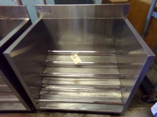 ADVANCE TABCO STAINLESS STEEL 5 TIER LIQUORE RACK MOD CRL 30 1 C