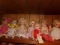 COLLECTION OF EIGHT DOLLS VARIOUS STYLES AND SIZES