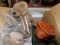 GALLERY TEDDY BEAR NEW IN BOX AND TWO RAIKES MINI ORNAMENTS