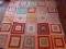 ANTIQUE PATCH WORK SUMMER QUILT 73 X 71