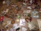 LARGE LOT COSTUME JEWELRY WATCHES PINS BUCKLES NECKLACES AND MORE