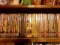 SHELF LOT FULL OF DVDS  OVER 100 WESTERNS INCLUDING RIDERS OF BLACK MOUNTAI
