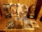 SHELF LOT JOHN WAYNE COLLECTIBLES INCLUDING JOHN WAYNE SOLID STATE AM RADIO