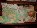 CRADLE WITH ONE DOLL