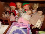 COLLECTION OF ELEVEN DOLLS VARIOUS STYLES AND SIZES