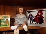 LARGE BABY DOLL AND CABBAGE PATCH ROCKING BABY TOMMY AND BOXED 1987 SUZANNE