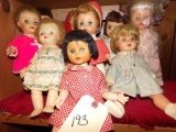 COLLECTION OF ELEVEN DOLLS APPROXIMATELY 10