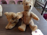 MINIATURE STUFF BEAR AND LION POSSIBLY STEIFF