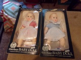 TWO EARLY GERBER BABY DOLLS IN ORIGINAL BOXES APPROXIMATELY 17