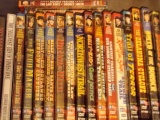 TOTE FULL OF WESTERN DVDS ALL BOB STEELE INCLUDING NORTHWEST TRAIL TOUGHEST