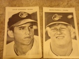 BALTIMORE ORIOLES 1969 BLACK AND WHITE CARDS APPROXIMATELY 4 X 7 PAUL BLAIR