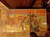 THE RESTLESS GUN BOARD GAME BY MILTON BRADLEY