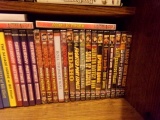 CABINET FULL OF DVDS APPROXIMATELY 50 INCLUDING MOSTLY WESTERN ROY ROGERS R
