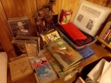 CORNER LOT TO INCLUDE OLD COWBOY PICTURE SHOW MAGAZINES BOX OF HANDKERCHIEF