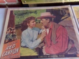 EIGHT 14X11 MOVIE POSTERS INCLUDING RED CANYON RUSTY SAVES A LIFE TANK THE