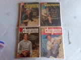 FOUR COMIC BOOKS CHEYENNE BY DELL