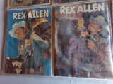 SIX COMIC BOOKS FOUR DELL REX ALLEN  AND TWO DELL ROGER ROGERS AND TRIGGER