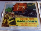 EIGHT MOVIE POSTERS 14 X 11 (4) RAGE AT DAWN RANDOLPH SCOTT TEN WANTED MEN