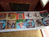 13 GENE AUTRY VINYL ALBUMS INCLUDING SOUTH OF THE BORDER HALL OF FAME LIFE